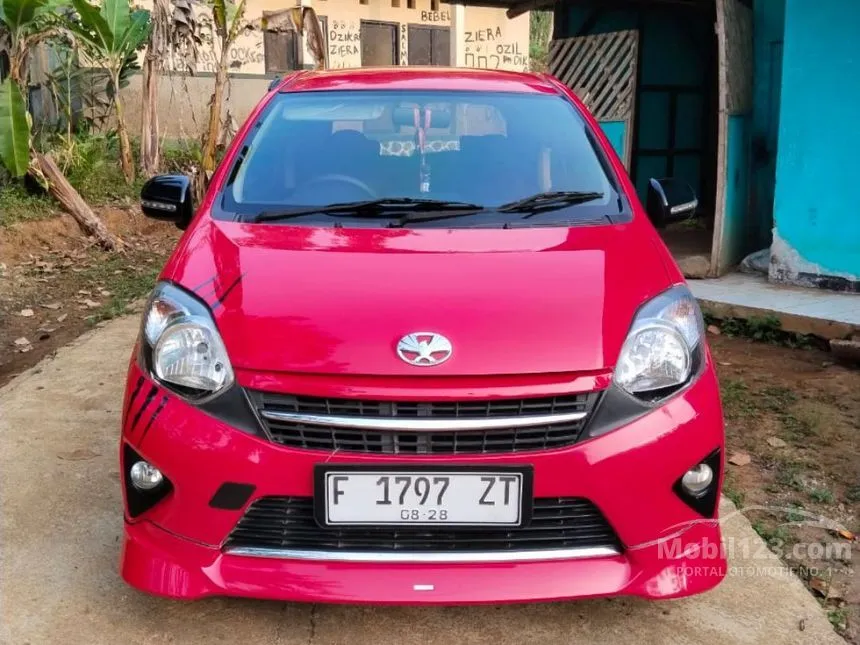 Jual Mobil Toyota Agya 2015 G 1.0 di Jawa Barat Manual Hatchback Merah Rp 92.000.000
