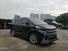 2016 Toyota Vellfire 2.5 Z