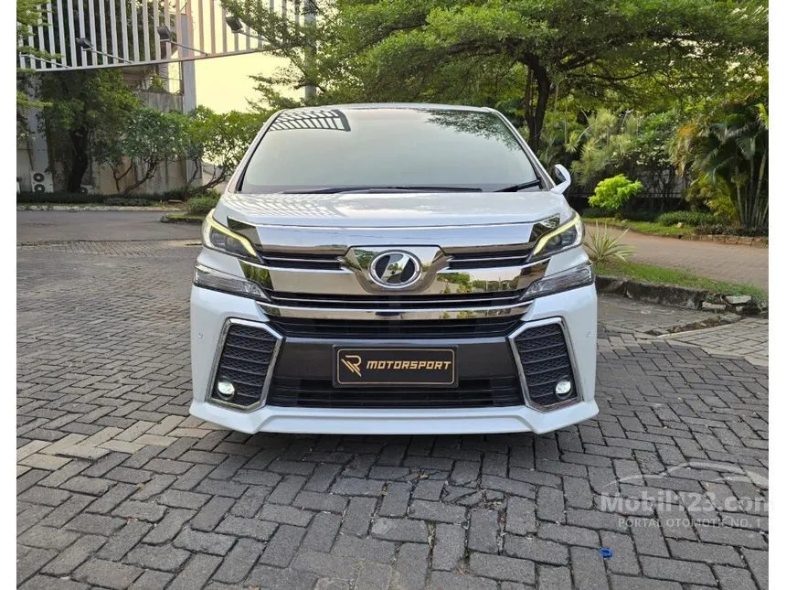 Jual Mobil Toyota Vellfire 2015 ZG 2.5 di DKI Jakarta Automatic Van Wagon Putih Rp 615.000.000