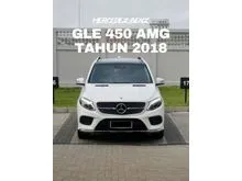 2018 Mercedes-Benz GLE400 3.0 AMG Line SUV White on Black Odo 35 Rb (TERMURAH)