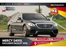 2016 Mercedes-Benz S400L 3.0 Exclusive Sedan ODO ANTIK GARANSI BEBAS TABRAK BANJIR