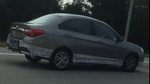 Camouflaged Proton Saga Spotted Testing - SE Variant?