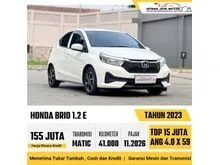 2023 Honda Brio 1.2 Satya E Hatchback Matic Putih City Car Idaman Harga Termurah