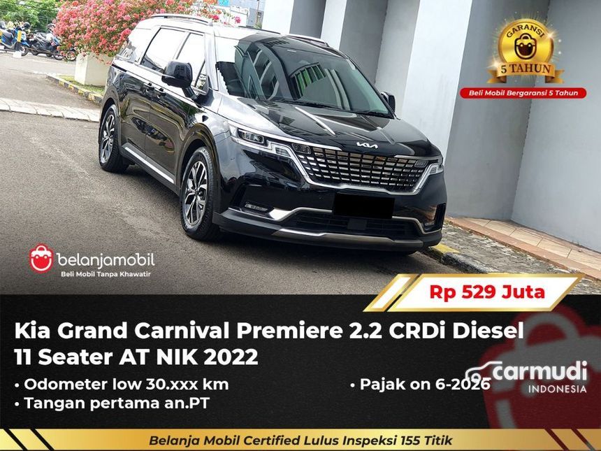 Jual Mobil KIA Grand Carnival 2022 Premiere 11 Seater 2.2 di DKI ...