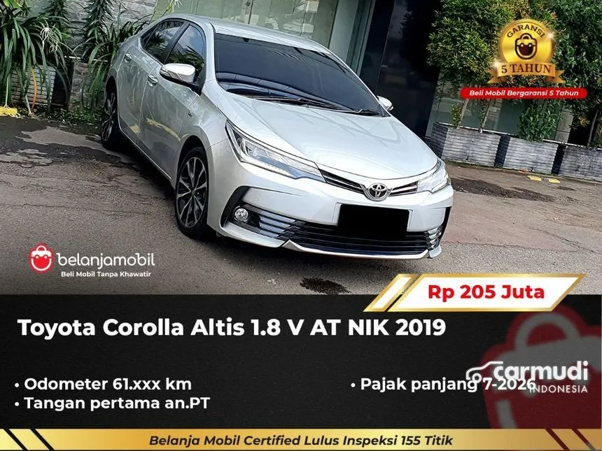 2019 Toyota Corolla Altis V Sedan