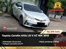 2019 Toyota Corolla Altis 1.8 V Sedan AT Silver Metalik 2019/2020