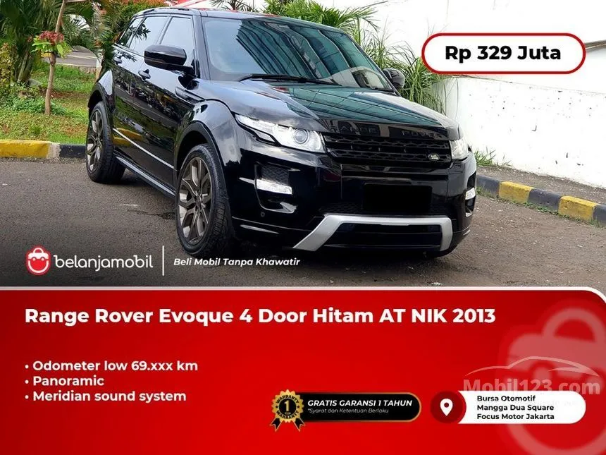 Jual Mobil Land Rover Range Rover Evoque 2013 Dynamic Luxury Si4 2.0 di DKI Jakarta Automatic SUV Hitam Rp 329.000.000