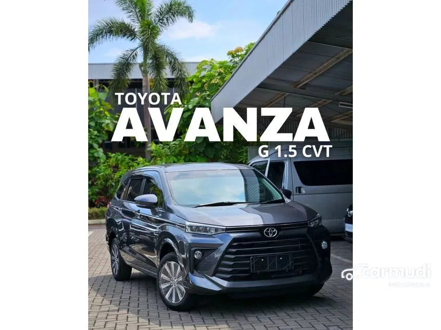 Jual Mobil Toyota Avanza 2024 G 1.5 di Banten Automatic MPV Hitam Rp 214.700.000