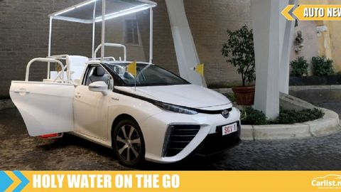 The Pope Now Drives A Toyota Mirai