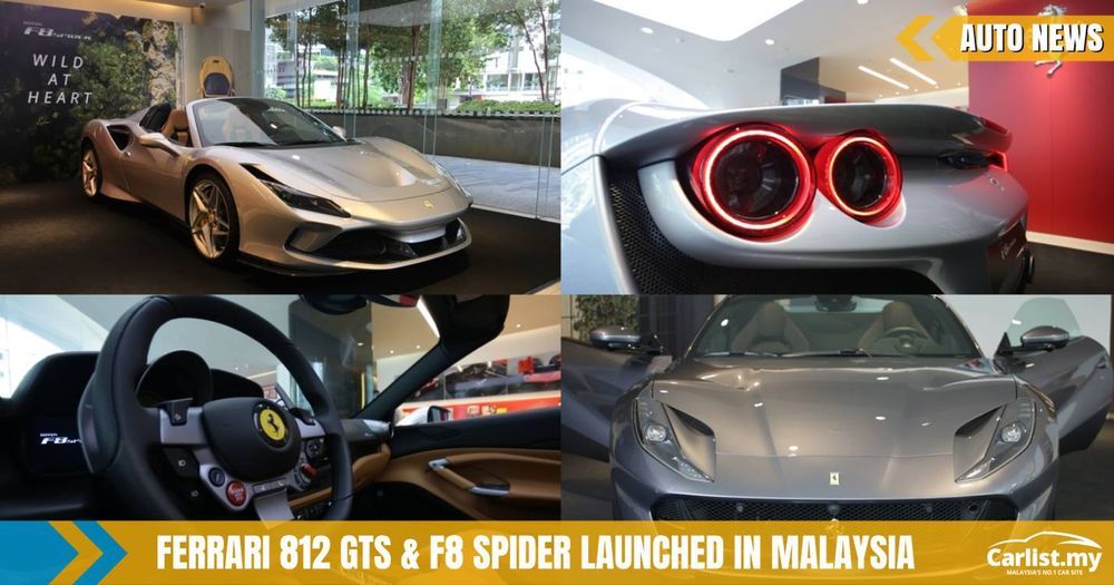 Ferrari Unleashes the 812 GTS and F8 Spider in Malaysia