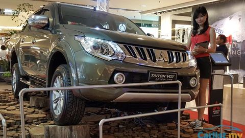 All-New 2015 Mitsubishi Triton On Display @ Mid Valley Megamall
