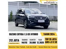 2024 Suzuki Ertiga 1.5 Hybrid GX MPV Matic Hitam Kondisi Terbaik Siap Pakai Mobil Keluarga Irit