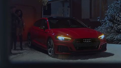 Audi Presents New Santa And The RS5 Sportback