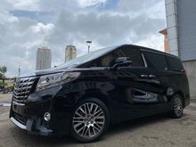 2017 Toyota Alphard 2.5 G Van Wagon ATPM Black On Beige Harga Miring TDP200JT