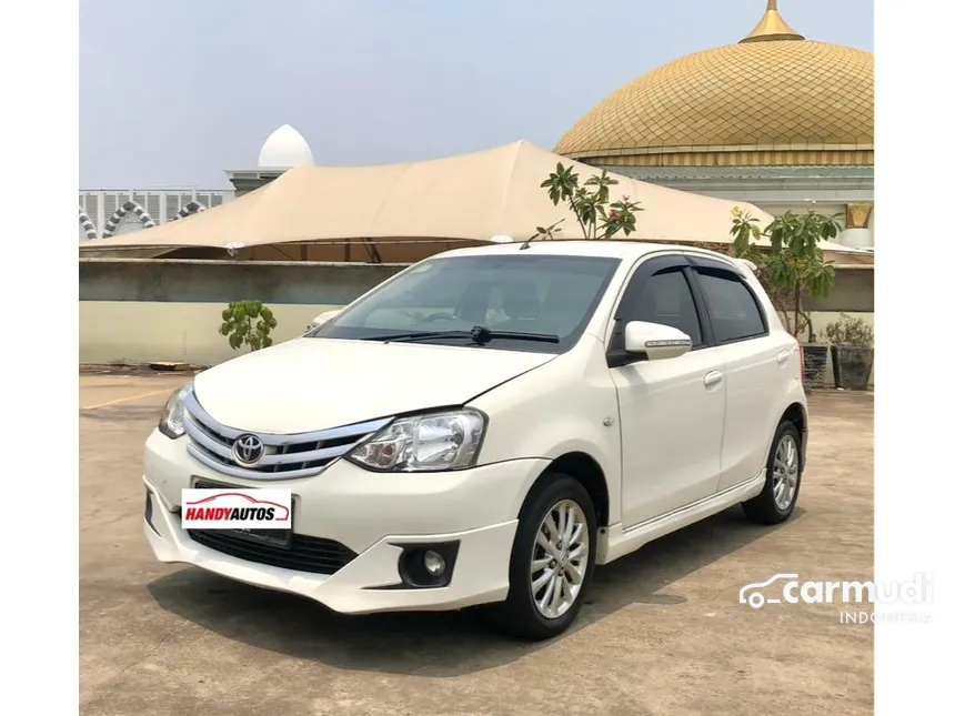 Jual Mobil Toyota Etios Valco 2014 G 1.2 di Banten Manual Hatchback Putih Rp 89.000.000