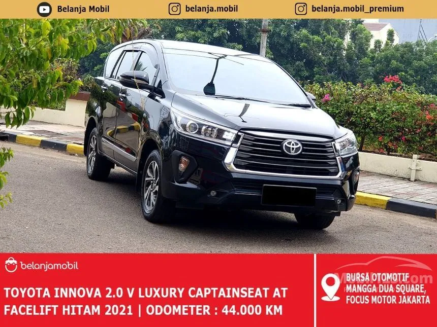 Jual Mobil Toyota Kijang Innova 2021 V Luxury 2.0 di DKI Jakarta Automatic MPV Hitam Rp 315.000.000