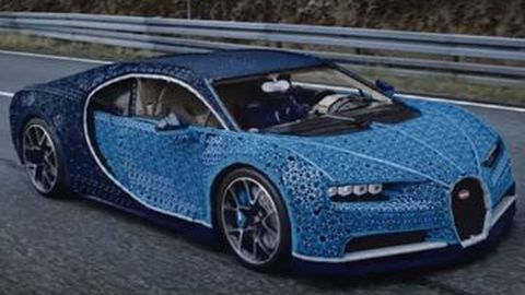 Bugatti Chiron Buatan Lego yang Bisa Dikendarai