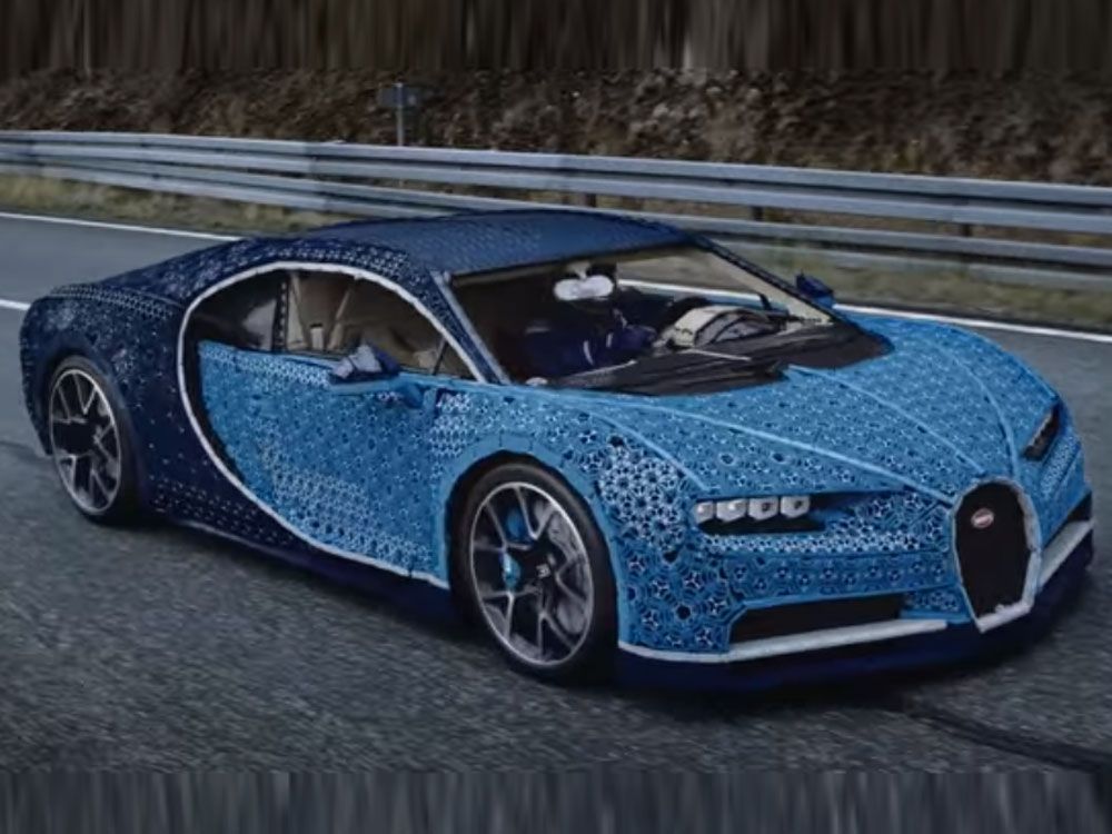 Bugatti Chiron Buatan Lego yang Bisa Dikendarai - Berita Otomotif