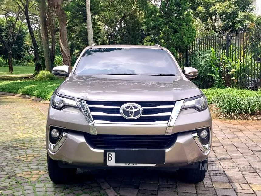 Jual Mobil Toyota Fortuner 2018 VRZ 2.4 di Banten Automatic SUV Coklat Rp 375.000.000