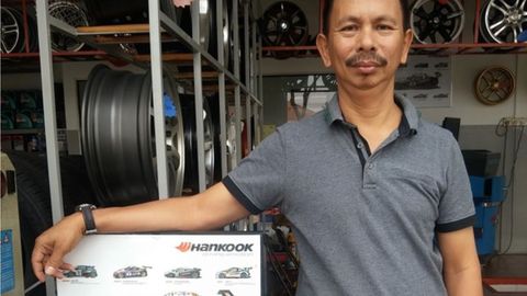 More Than 20 Years Of Experience: Hankook Master Dealers Encik Othman & Mr Lau