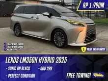 2025 Lexus LM 350h 2.5 7 Seater MPV LM350h Hybrid Sonic Titanium on Black Abu-abu Abu LM350 h 350