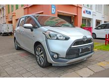 Toyota Sienta 1.5 V MT 2016 Silver metalik LOW KM 20rban siap pakai tanpa PR bisa tukar tambah