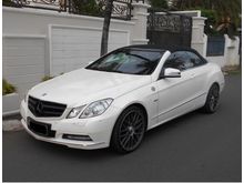 2011 Mercedes-Benz E250 Cabriolet ATPM Km 13 rb An Pribadi Stnk Agustus 2018 White Interior Red