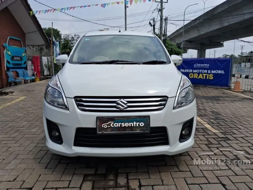 Jual Mobil Suzuki Ertiga 2014 GL 1.4 di Jawa Barat Automatic MPV Putih Rp 125.000.000