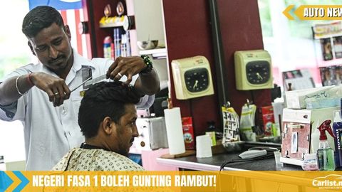 Boleh Potong Rambut di Negeri-Negeri Fasa 1 Bermula 16 Ogos