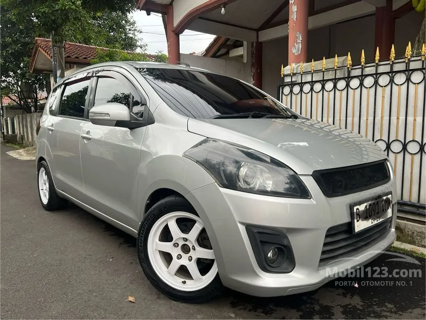 Jual Mobil Suzuki Ertiga 2013 GX 1.4 di Banten Manual MPV Silver Rp 128.000.000