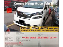 (ACTUAL YR MADE 2O11)(GST INCLU)(FULL SPEC)(1 OWNER)(LOW MILE)(REG 2O12)(LIKE NEW)(KL CHERAS AREA)(MANY CHOICES) TOYOTA VELLFIRE 3.5 VL MPV
