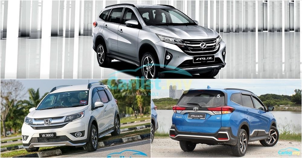 Perodua Aruz How Does It Compare To Toyota Rush And Honda Br V Buying Guides Carlist My