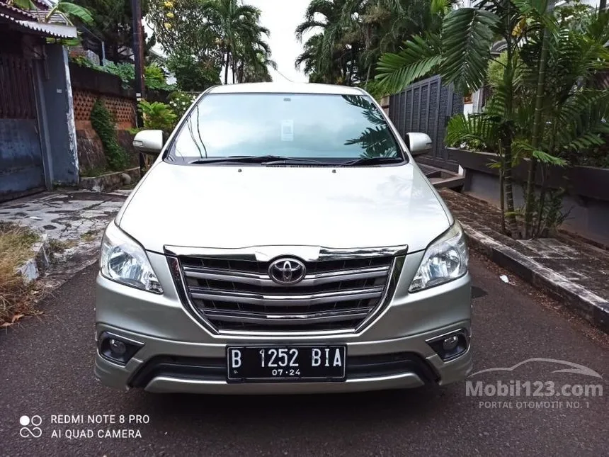 Jual Mobil Toyota Kijang Innova 2014 V Luxury 2.0 di DKI Jakarta Automatic MPV Silver Rp 175.000.000