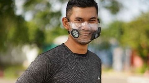 Produsen Komponen Motor Bikin Masker Elektrik Penghalau Corona