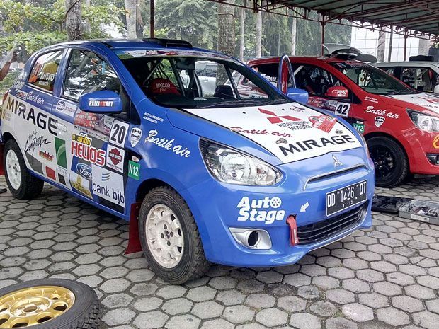 Mitsubishi Mirage Siap Lahap Kerasnya Medan Reli Sumut