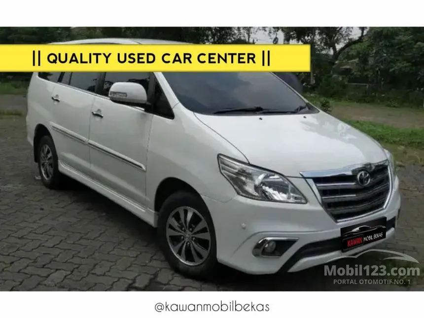 Jual Mobil Toyota Kijang Innova 2015 V 2.5 di DKI Jakarta Manual MPV Putih Rp 280.000.000