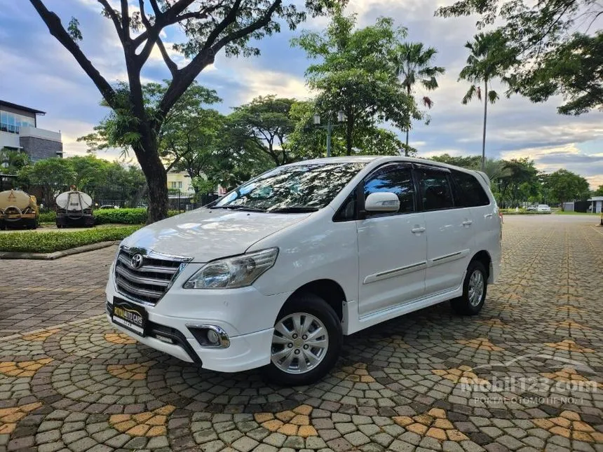 Jual Mobil Toyota Kijang Innova 2013 G Luxury 2.0 di Banten Automatic MPV Putih Rp 158.000.000