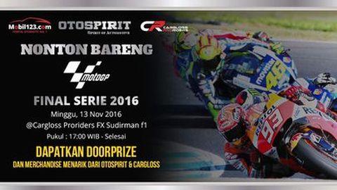 Yuk Nonton Bareng Final Serie MotoGP 2016 di fX Senayan