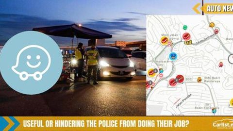 PDRM urging the public to stop using Waze to share roadblock locations