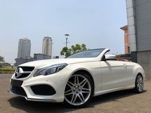 Mercedes E200 AMG Cabriolet 2014 New Model White On Red