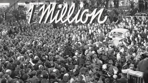 Today In History – One Millionth Volkswagen Produced, 1955