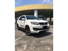 2014 Toyota Fortuner 2.5 G TRD SUV VNT AT White On Beige Km 70rb Like New Condition