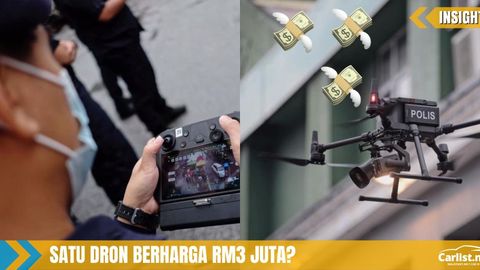 PDRM Belanja RM48 Juta Beli 16 Dron Berkuasa Tinggi