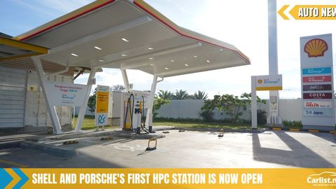 Shell And Porsche's First DC Fast Charging Station Is Now Open In Johor