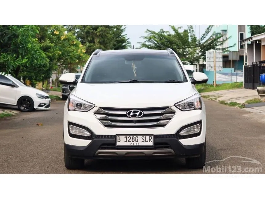 Jual Mobil Hyundai Santa Fe 2015 CRDi 2.2 di Banten Automatic SUV Putih Rp 255.000.000