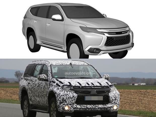 Ini Dia Sketsa All-New Mitsubishi Pajero Sport
