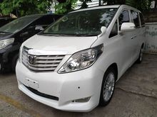 2011 Toyota Alphard 2.4 X White Mulus Terawat DP Angsuran Ringan