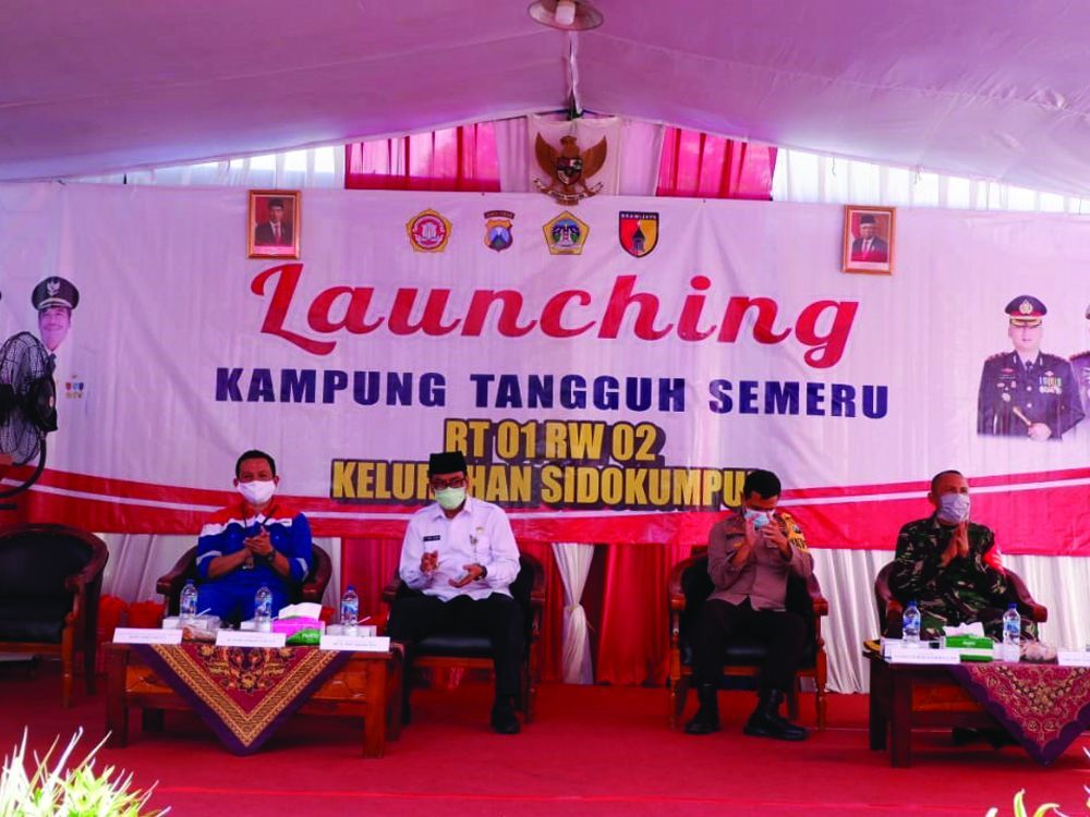 Pertamina Lubricants Bentuk Kampung Tanggap Covid-19 di Gresik