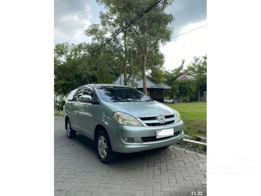 Jual Mobil Toyota Kijang Innova 2004 G 2.0 di Jawa Timur Manual MPV Hijau Rp 89.000.000