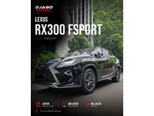 2018 Lexus RX 300 2.0 F Sport SUV Facelift Black on Red Hitam RX300 FSport